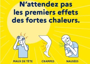 Fortes chaleurs hydratez-vous