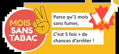 Vignette Mois sans tabac : 1 mois sans fumer, c'est 5 fois plus de chance d'arrêter.png