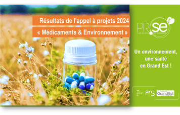 Plan Régional Santé Environnement : résultats de l'appel à projets 2024 « Médicaments et Environnement