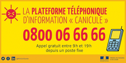 Canicule plateforme téléphonique