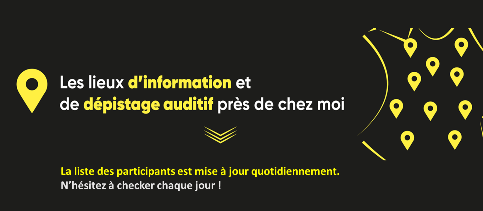 Journée Nationale de l'Audition : où trouver les lieux d'information et de dépistage auditif près de chez moi ?