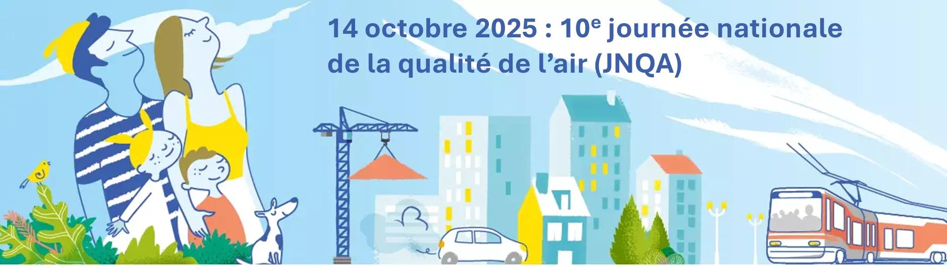 Visuel 10ème Journée nationale de la qualité de l’air (JNQA) 2025