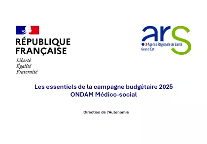 Les essentiels de la campagne budgétaire 2025 ONDAM Médico-social - Direction de l’Autonomie.