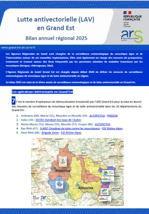 Moustiques-tigres | Bilan LAV Grand Est 2025