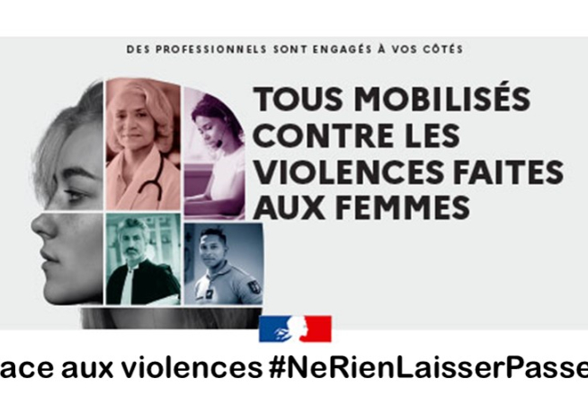 Affiche 2021 Tous mobilisés Violences faites aux femmes