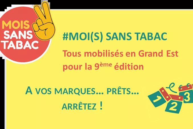 Mois sans tabac (MoST) 2024  Tous mobilisés en Grand Estpour la 9ème édition