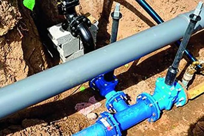 Chantier canalisations PVC- CVM (chlorure de vinyle monomère)