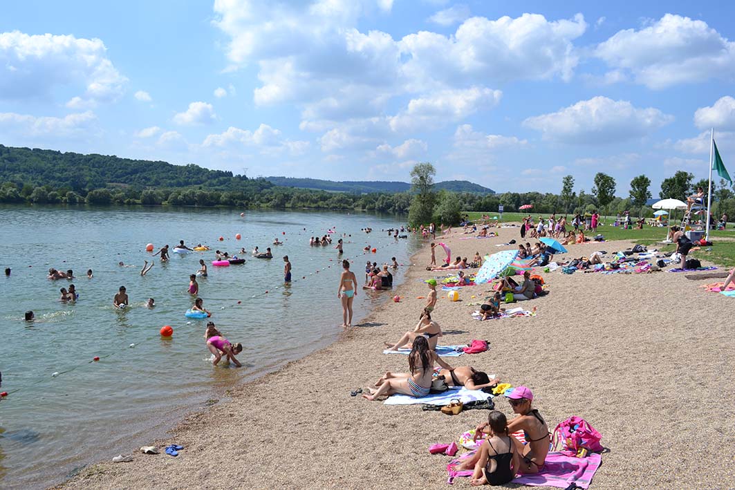 Plage du Grand bleu à Pont-à-Mousson