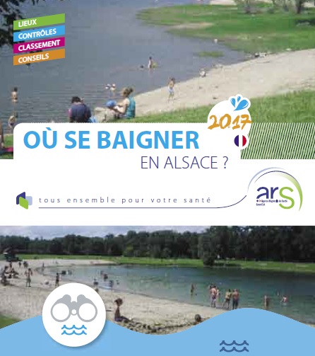 Eaux de baignade en territoire alsacien 2017