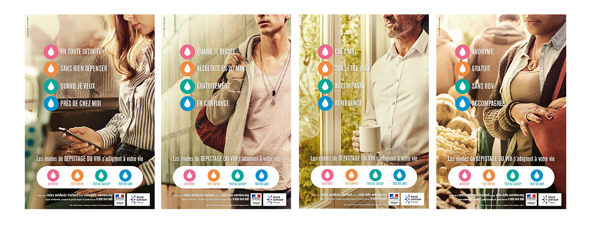 Affiches campagne prévention VIH 2017