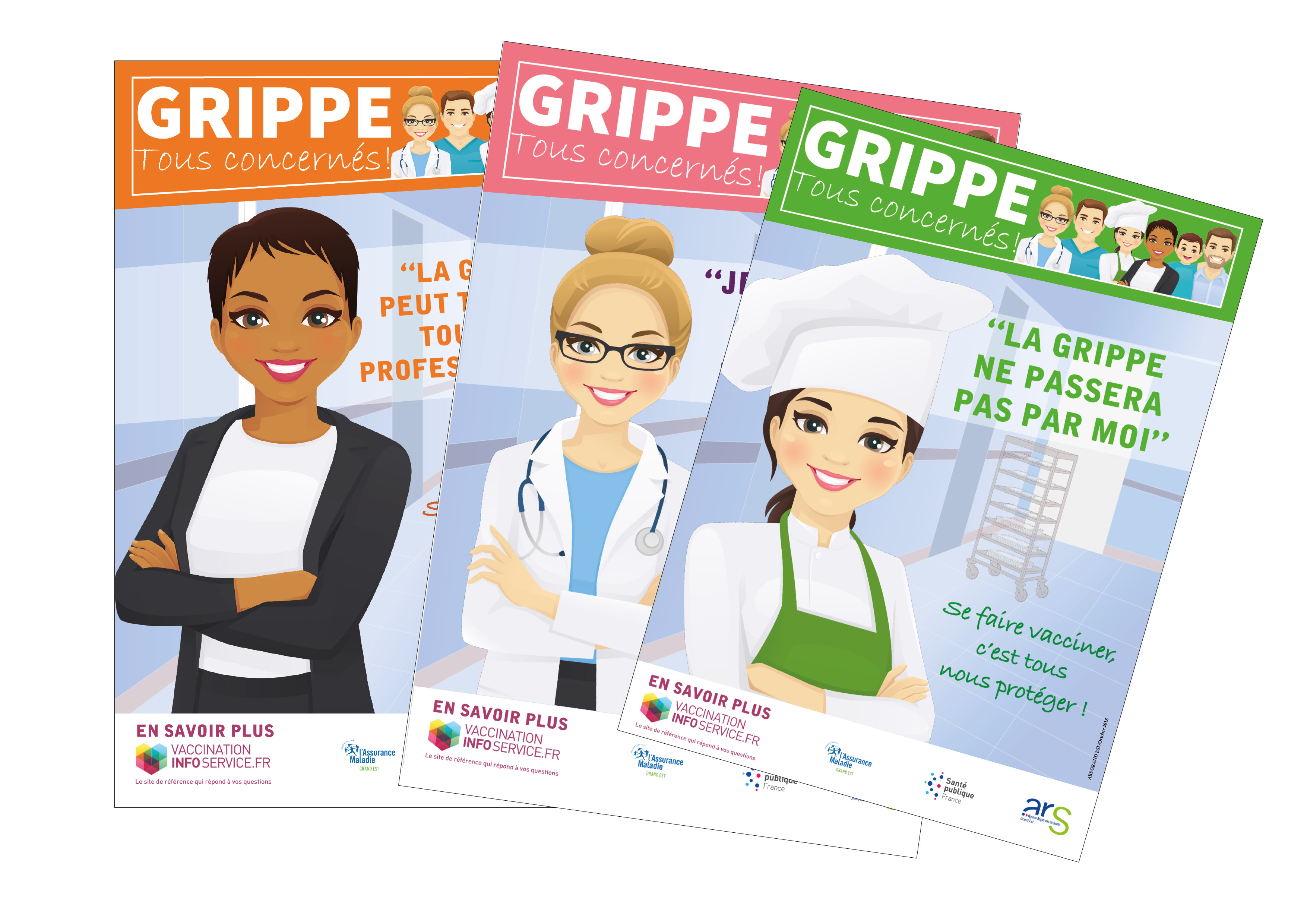 affiches kit Vaccination Grippe