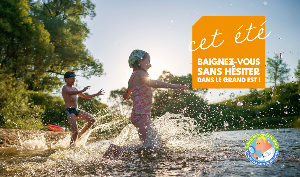L'été en Grand Est : se baigner en toute sécurité !