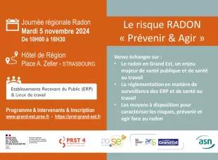  Vignette Journée régionale Radon I 05.11.2024 I Strasbourg