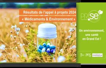 Plan Régional Santé Environnement : résultats de l'appel à projets 2024 « Médicaments et Environnement