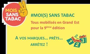 Mois sans tabac (MoST) 2024  Tous mobilisés en Grand Estpour la 9ème édition