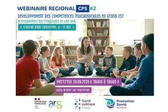 Webinaire compétences psychosociales (CPS) n°2 30.09.2026 | Tranche d’âge concernée : 6-11 ans  
