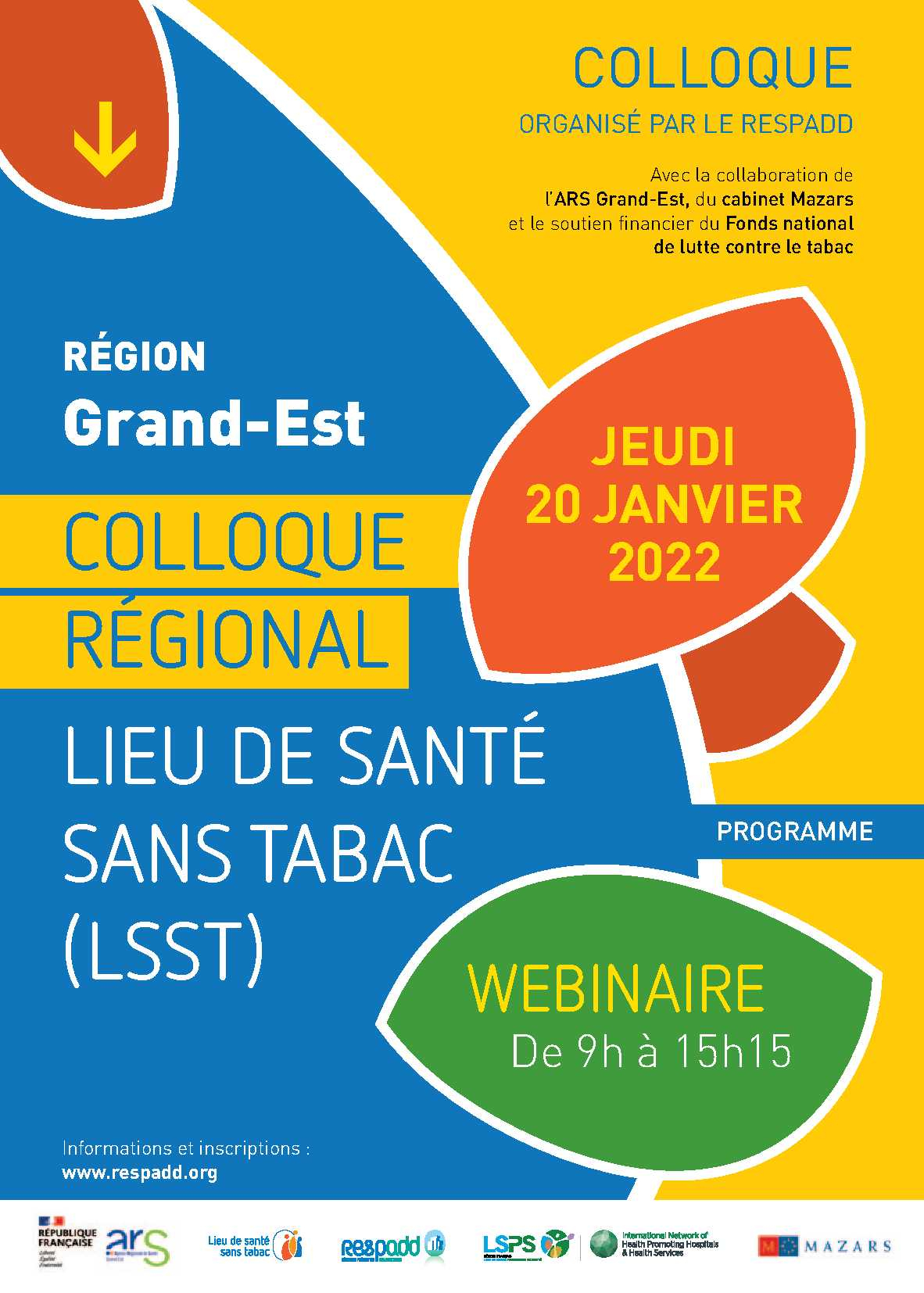 Colloque LSST Grand Est 20 janvier 2022-affiche vvebinaire