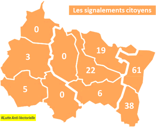 LAV Carto Signalements citoyens Moustique Grand Est 2022 