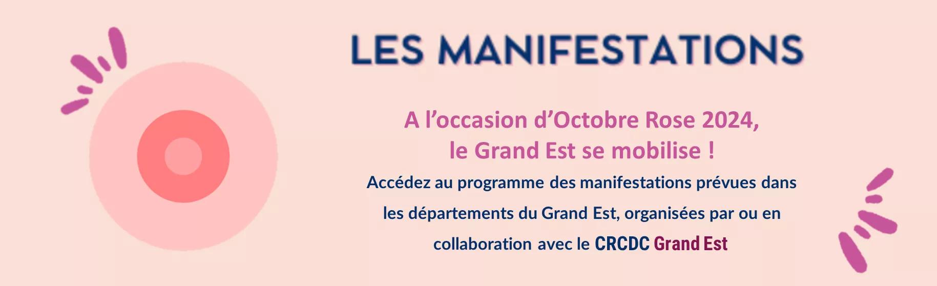 Encart Octobre Rose 2024 : manifestations en Grand Est