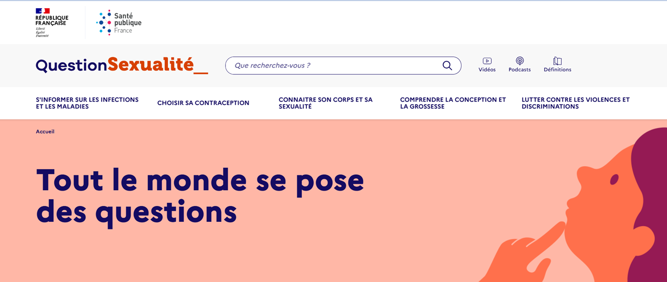 Accueil site QuestionSexualité_