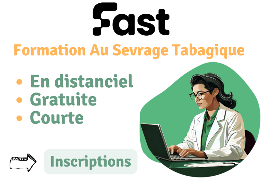 Fast Formation Au Sevrage Tabagique, en distanciel, gratuite et courte. 