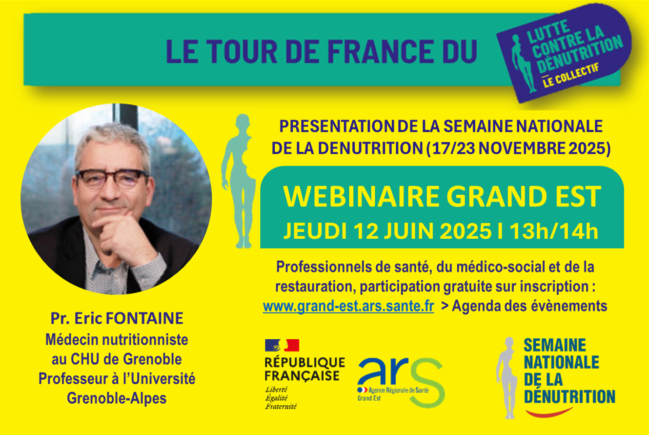 WEBINAIRE Grand Est I Collectif Semaine Dénutrition - ARS I 12.06.2025