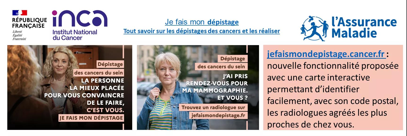 INCa Campagne Dépistage organisé du cancer du sein 2025 Je fais mon dépistage.