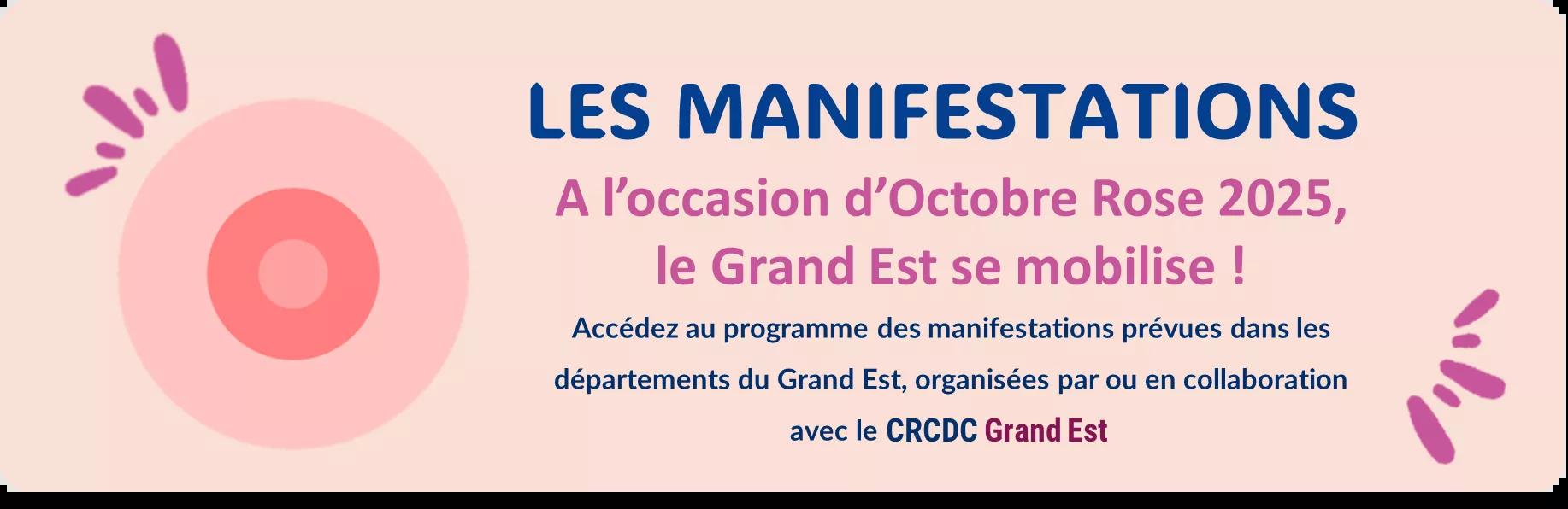 Octobre Rose 2025 : manifestations en Grand Est