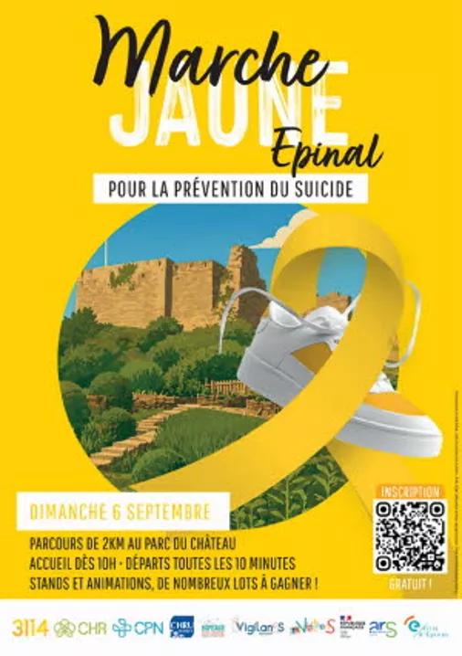 JIPS 2026 Affiche Marche Jaune Epinal 06.09.26