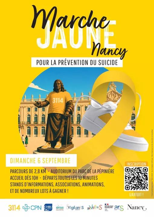 JIPS 2026 Affiche Marche Jaune Nancy 06.09.26