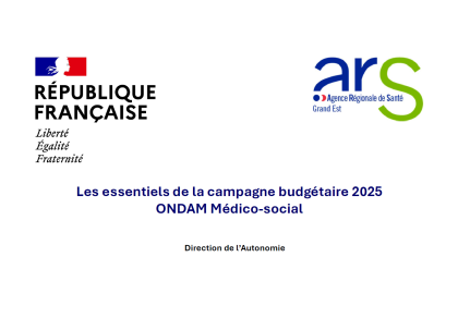 Les essentiels de la campagne budgétaire 2025 ONDAM Médico-social - Direction de l’Autonomie.