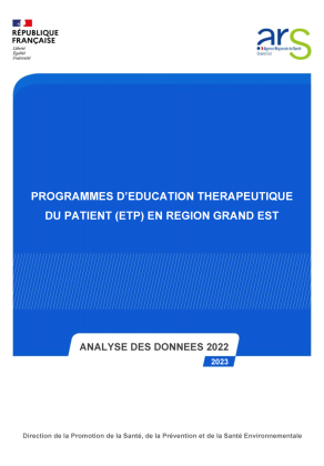 Couverture Rapport d'activités ETP Grand Est-Données 2022