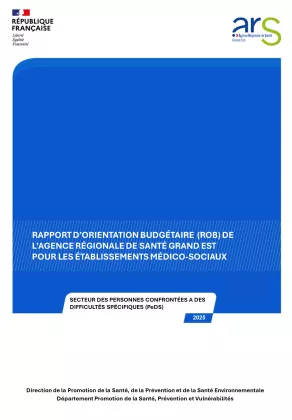 Rapport d'Orientation Budgétaire (ROB) ESMS / Campagne PeDS 2025