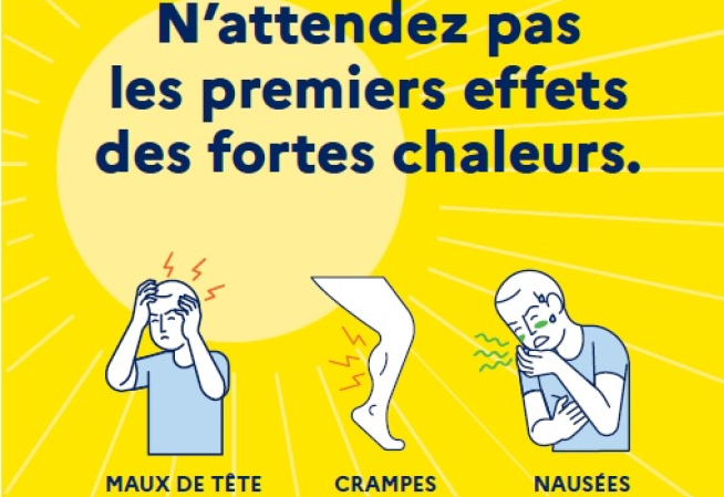 Fortes chaleurs hydratez-vous