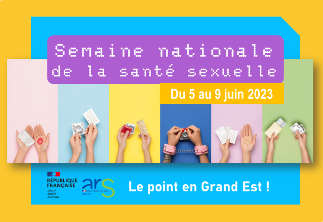 Vignette Semaine nationale santé sexuelle 2023  I Le point en Grand Est