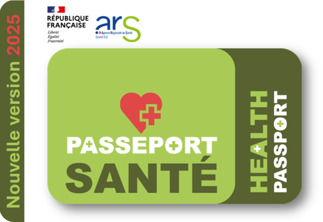 Passeport santé Migrants ARS Grand Est - Vignette bilingue 