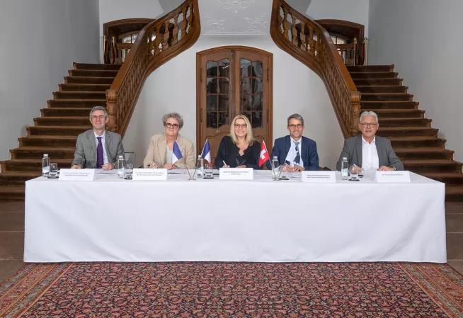 Signature de la convention de coopération transfrontalière 