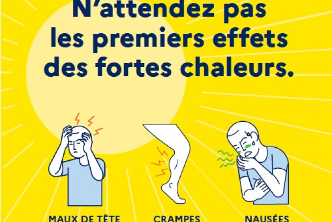 Fortes chaleurs hydratez-vous