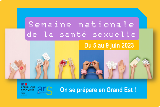 Vignette Semaine nationale santé sexuelle 2023  I  On se prépare en Grand Est