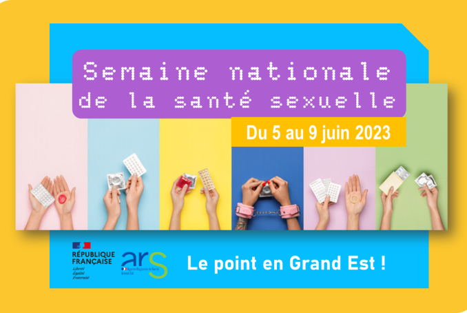 Vignette Semaine nationale santé sexuelle 2023  I Le point en Grand Est