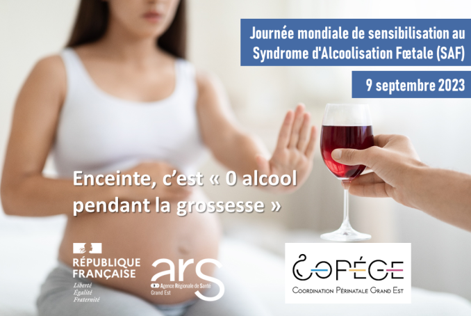 9 septembre 2023 : Journée mondiale de sensibilisation au Syndrome d'Alcoolisation Fœtale (SAF)