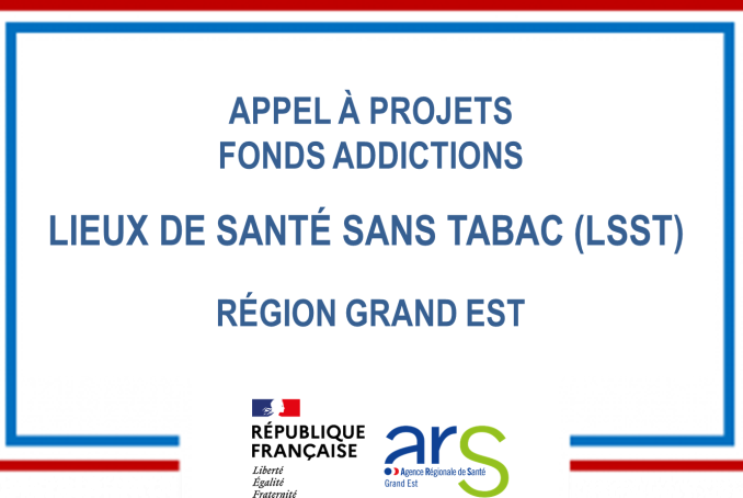 AAP FONDS ADDICTIONS Lieux de Santé Sans Tabac Grand Est