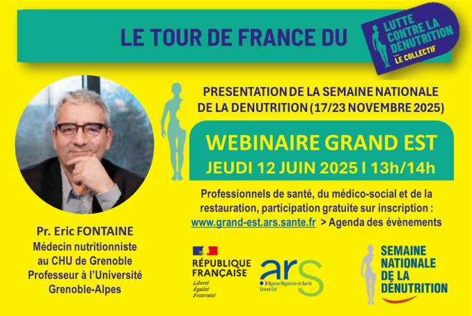 WEBINAIRE Grand Est I Collectif Semaine Dénutrition - ARS I 12.06.2025