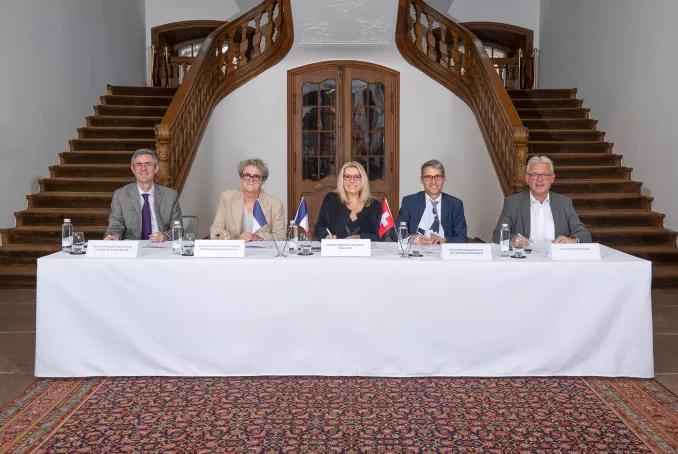 Signature de la convention de coopération transfrontalière 