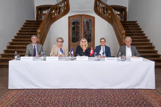 Signature de la convention de coopération transfrontalière 